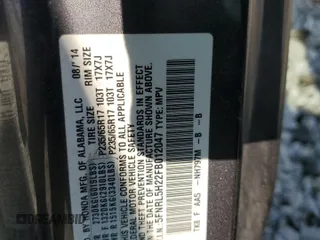 2015 Honda Odyssey LX с VIN 5FNRL5H22FB012047, выставлен на аукционе Copart как лот 60325275 с пробегом 139 511 миль миль и Чистый • Clean title. История ставок и продаж доступна на DreamBid. Изображение 13.