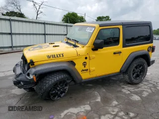 2021 Jeep Wrangler 80th Anniversary with VIN 1C4GJXAN5MW801444, listed as a Copart auction lot 57670905 with 33,372 mi miles and Clean title. Bid and sale history available at DreamBid. Image 1.