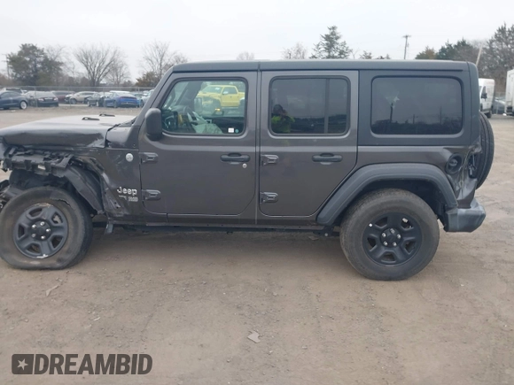2019 Jeep Wrangler Unlimited Sport Altitude with VIN 1C4HJXDG0KW559807, listed as a IAAI auction lot 41790082 with 34,221 mi miles and . Bid and sale history available at DreamBid. Image 15.