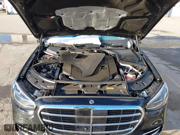 2023 Mercedes-Benz S-Class S 580 with VIN W1K6G7GB4PA190868, listed as a IAAI auction lot 41492193 with 15,776 mi miles. Bid and sale history available at carsss.com. Image 10.