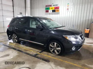 2015 Nissan Pathfinder S with VIN 5N1AR2MN1FC613162, listed as a Copart auction lot 49109335 with 86,308 mi miles and Salvage Title. Bid and sale history available at carsss.com. Image 4.