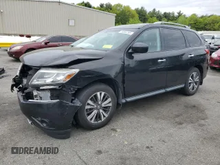 2016 Nissan Pathfinder Platinum with VIN 5N1AR2MM1GC645893, listed as a Copart auction lot 56866765 with Not provided miles and Salvage title. Bid and sale history available at DreamBid. Image 1.
