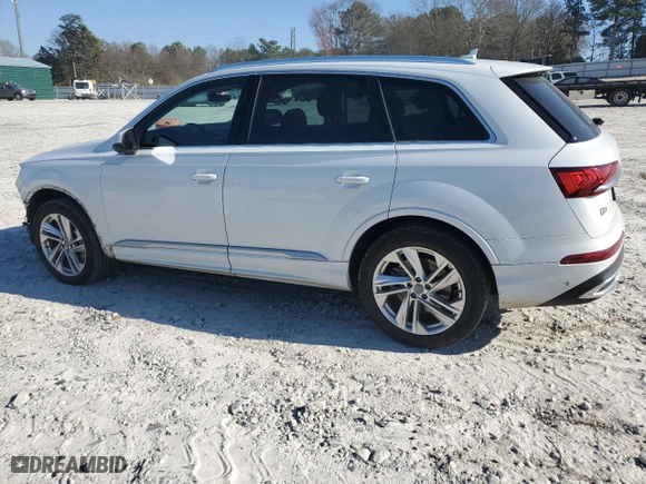 2020 Audi Q7 Premium Plus with VIN WA1LXAF75LD005964, listed as a Copart auction lot 46518335 with 65,559 mi miles and Salvage Title. Bid and sale history available at carsss.com. Image 2.