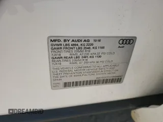 2017 Audi Q3 Premium with VIN WA1ECCFS1HR008097, listed as a Copart auction lot 48542095 with 45,539 mi miles and Salvage Title. Bid and sale history available at carsss.com. Image 13.
