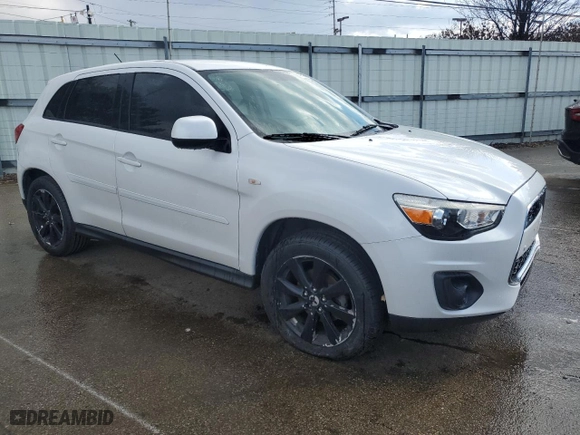2014 Mitsubishi Outlander Sport ES with VIN 4A4AP3AU7EE029016, listed as a Copart auction lot 47098675 with 156,461 mi miles and Clean Title. Bid and sale history available at carsss.com. Image 4.