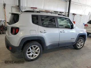 2017 Jeep Renegade Latitude with VIN ZACCJBBB5HPF39417, listed as a Copart auction lot 53663995 with 91,947 mi miles and Clean Title. Bid and sale history available at carsss.com. Image 3.