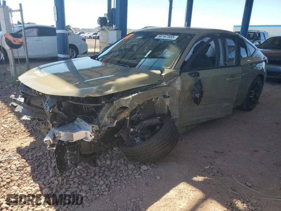 2025 Honda Civic Sport z VIN 19XFL2H87SE024717, wystawiony jako Copart lot #56167555 z przebiegiem 208 mil mil oraz Szkoda całkowita • Salvage title. Historia ofert i sprzedaży dostępna na DreamBid. Obrazek 1.