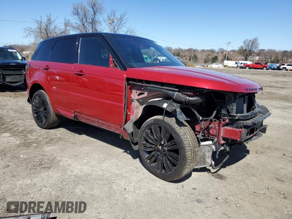 2019 Land Rover Range Rover Sport HSE Dynamic z VIN SALWV2SV3KA848928, wystawiony jako Copart lot #50221645 z przebiegiem 93 727 mil mil oraz Szkoda całkowita • Salvage title. Historia ofert i sprzedaży dostępna na DreamBid. Obrazek 4.
