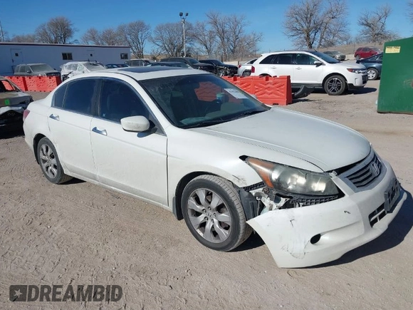 2010 Honda Accord EX-L z VIN 1HGCP3F87AA021545, wystawiony jako IAAI lot #41452486 z przebiegiem 140 615 mil mil oraz . Historia ofert i sprzedaży dostępna na DreamBid. Obrazek 1.