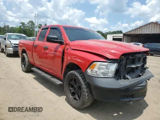 2020 Ram 1500 Tradesman with VIN 1C6RR6FG0LS121437, listed as a Copart auction lot 59669285 with 67,389 mi miles and Salvage title. Bid and sale history available at DreamBid. Image 4.