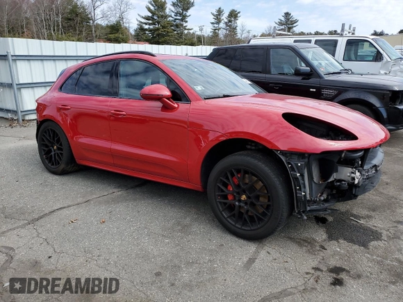 2017 Porsche Macan GTS with VIN WP1AG2A56HLB56316, listed as a Copart auction lot 48601165 with 84,579 mi miles and Salvage Title. Bid and sale history available at DreamBid. Image 4.