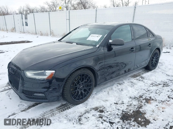 2014 Audi S4 Premium Plus with VIN WAUDGAFL2EA145267, listed as a IAAI auction lot 41127787 with 124,844 mi miles. Bid and sale history available at carsss.com. Image 20.