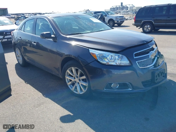 2013 Chevrolet Malibu LTZ with VIN 1G11H5SA5DF278792, listed as a IAAI auction lot 41733260 with 217,333 mi miles. Bid and sale history available at carsss.com. Image 1.