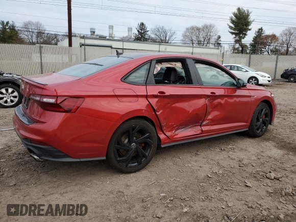 2023 Volkswagen Jetta GLI Autobahn with VIN 3VW1T7BU1PM015891, listed as a Copart auction lot 82479854 with 43,906 mi miles and Salvage title. Bid and sale history available at DreamBid. Image 3.