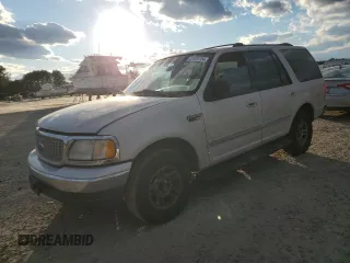 1999 Ford Expedition XLT with VIN 1FMRU1761XLB79097, listed as a Copart auction lot 85439724 with 207,142 mi miles and Salvage title. Bid and sale history available at DreamBid. Image 1.
