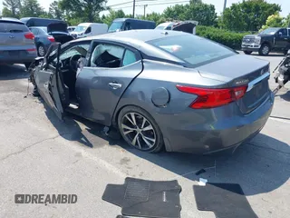 2017 Nissan Maxima S with VIN 1N4AA6AP3HC416012, listed as a IAAI auction lot 42390026 with 105,921 mi miles and . Bid and sale history available at DreamBid. Image 3.