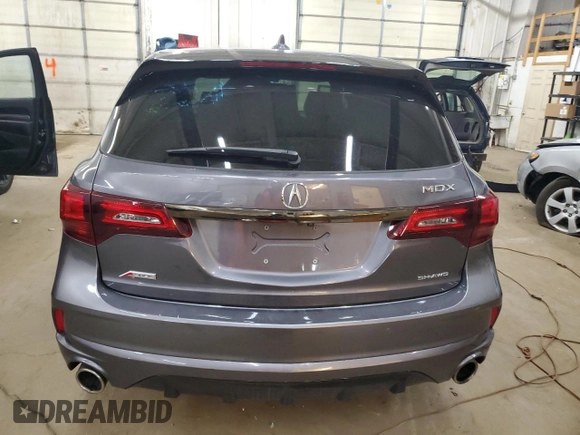 2019 Acura MDX w/Technology/A-Spec Pkg with VIN 5J8YD4H09KL006353, listed as a Copart auction lot 48789335 with 52,261 mi miles and Salvage Title. Bid and sale history available at carsss.com. Image 6.