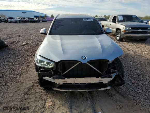 2021 BMW X3 sDrive30i with VIN 5UXTY3C07M9H27996, listed as a Copart auction lot 44649485 with 34,006 mi miles and Salvage Title. Bid and sale history available at carsss.com. Image 5.