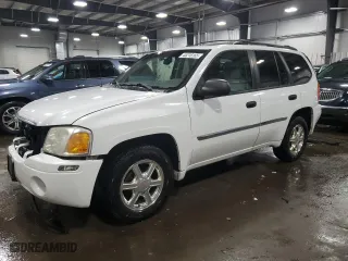 2008 GMC Envoy SLE2 with VIN 1GKDT13S782178603, listed as a Copart auction lot 45216165 with 142,791 mi miles and Salvage Title. Bid and sale history available at carsss.com. Image 1.