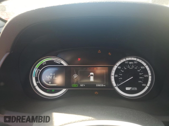 2018 Kia Niro LX with VIN KNDCB3LCXJ5207496, listed as a Copart auction lot 45039395 with 33,659 mi miles and Salvage Title. Bid and sale history available at carsss.com. Image 9.