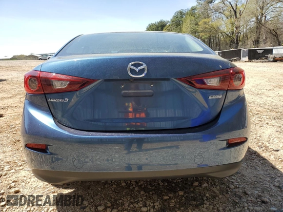 2017 Mazda 3 Sport with VIN 3MZBN1U76HM124464, listed as a Copart auction lot 51140795 with 81,352 mi miles and Salvage Title. Bid and sale history available at DreamBid. Image 6.
