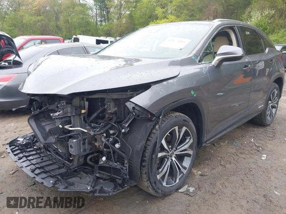 2021 Lexus RX 450h with VIN 2T2HGMDA7MC058171, listed as a IAAI auction lot 42172195 with 42,255 mi miles and . Bid and sale history available at DreamBid. Image 2.