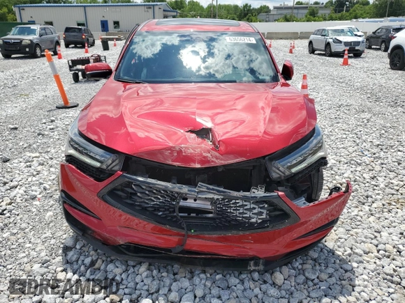 2021 Acura RDX w/A-Spec Package with VIN 5J8TC2H6XML046482, listed as a Copart auction lot 63656214 with 64,295 mi miles and Salvage Title. Bid and sale history available at carsss.com. Image 5.