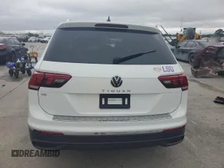 2023 Volkswagen Tiguan SE with VIN 3VV3B7AX7PM117286, listed as a Copart auction lot 51980725 with Not provided miles and Salvage title. Bid and sale history available at DreamBid. Image 6.