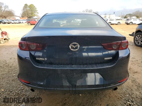 2020 Mazda 3 with VIN 3MZBPABL3LM127020, listed as a Copart auction lot 43922405 with 50,342 mi miles and Salvage title. Bid and sale history available at DreamBid. Image 6.
