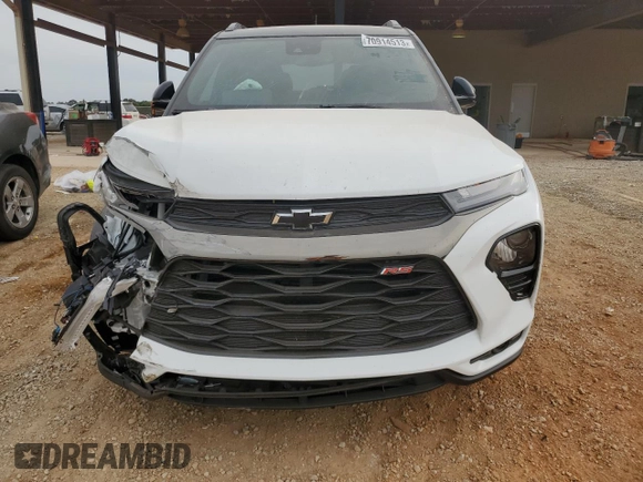 2023 Chevrolet TrailBlazer RS with VIN KL79MTSL9PB077014, listed as a Copart auction lot 70914513 with 11,878 mi miles. Bid and sale history available at carsss.com. Image 5.