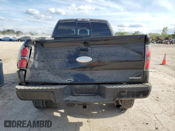 2012 Ford F-150 XL with VIN 1FTFW1EF8CFA46754, listed as a Copart auction lot 67100014 with 124,336 mi miles and Salvage Title. Bid and sale history available at carsss.com. Image 6.