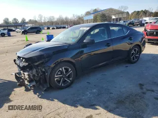 2024 Nissan Sentra SV with VIN 3N1AB8CV1RY240958, listed as a Copart auction lot 43846625 with 18,091 mi miles and Salvage title. Bid and sale history available at DreamBid. Image 1.