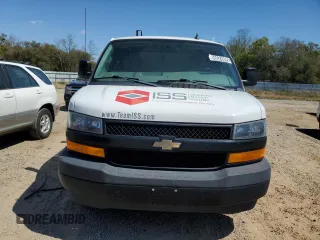 2019 Chevrolet Express Cargo Van with VIN 1GCWGAFG4K1279871, listed as a Copart auction lot 50024895 with 84,102 mi miles and Clean Title. Bid and sale history available at carsss.com. Image 5.