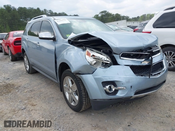 2015 Chevrolet Equinox LTZ with VIN 2GNFLHE37F6334715, listed as a IAAI auction lot 42006735 with 87,124 mi miles. Bid and sale history available at carsss.com. Image 1.