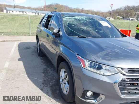 2018 Chevrolet Traverse LT Cloth with VIN 1GNERGKW9JJ216082, listed as a IAAI auction lot 41880608 with 130,084 mi miles and . Bid and sale history available at DreamBid. Image 6.