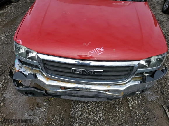 2004 GMC Sierra 1500 SLT with VIN 1GTEK19TX4E363269, listed as a Copart auction lot 44167365 with 224,933 mi miles and Salvage Title. Bid and sale history available at carsss.com. Image 12.