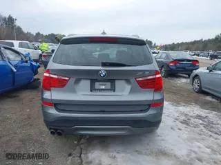 2016 BMW X3 xDrive28i with VIN 5UXWX9C52G0D65423, listed as a IAAI auction lot 41554792 with 127,181 mi miles. Bid and sale history available at carsss.com. Image 16.