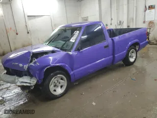 1996 Chevrolet S-10 with VIN 1GCCS1440T8110787, listed as a Copart auction lot 41825275 with NaN miles and Salvage Title. Bid and sale history available at carsss.com. Image 1.