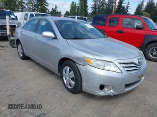 2010 Toyota Camry with VIN 4T1BF3EK4AU095767, listed as a IAAI auction lot 42163707 with 121,253 mi miles and . Bid and sale history available at DreamBid. Image 1.