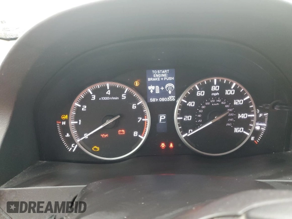 2015 Acura RDX Tech Pkg with VIN 5J8TB4H57FL026960, listed as a Copart auction lot 72962293 with 80,356 mi miles. Bid and sale history available at carsss.com. Image 9.