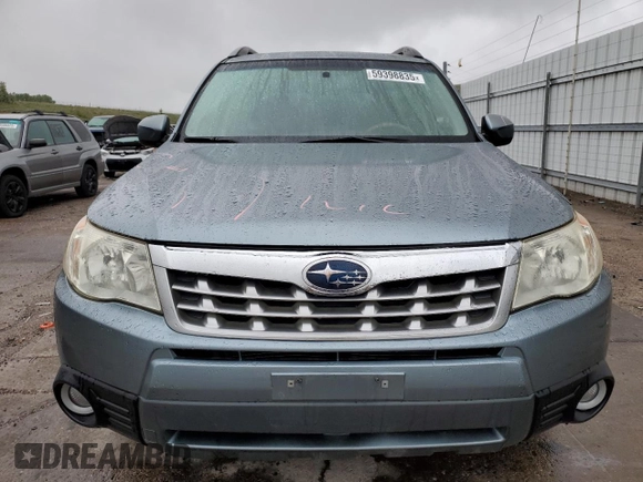 2012 Subaru Forester X Premium with VIN JF2SHADC7CH400060, listed as a Copart auction lot 59398835 with 131,826 mi miles and Salvage title. Bid and sale history available at DreamBid. Image 5.