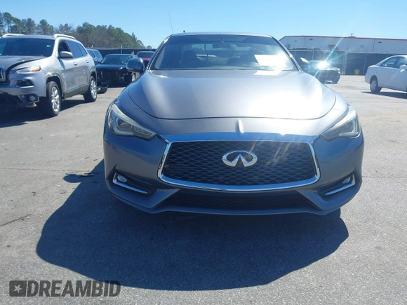 2017 Infiniti Q60 Red Sport 400 with VIN JN1FV7EL6HM700944, listed as a IAAI auction lot 41764147 with 157,211 mi miles and . Bid and sale history available at carsss.com. Image 6.