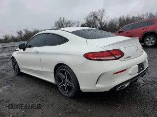 2021 Mercedes-Benz C 300 with VIN W1KWJ8EB6MG051313, listed as a Copart auction lot 52004095 with 57,684 mi miles and Salvage title. Bid and sale history available at DreamBid. Image 2.