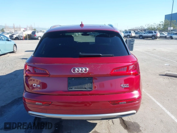2018 Audi Q5 Prestige with VIN WA1CNBFY7J2133023, listed as a IAAI auction lot 41687379 with 55,646 mi miles and . Bid and sale history available at DreamBid. Image 16.