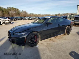 2024 BMW M4 Competition xDrive with VIN WBS43AZ03RCP72014, listed as a Copart auction lot 88416545 with 23,435 mi miles and Salvage Title. Bid and sale history available at carsss.com. Image 1.