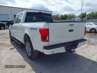 2020 Ford F-150 XL with VIN 1FTEW1CPXLFA14914, listed as a IAAI auction lot 42031623 with 45,144 mi miles and . Bid and sale history available at DreamBid. Image 3.