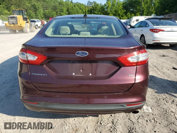 2013 Ford Fusion SE with VIN 3FA6P0H79DR137263, listed as a Copart auction lot 57802465 with 135,037 mi miles and Salvage title. Bid and sale history available at DreamBid. Image 6.