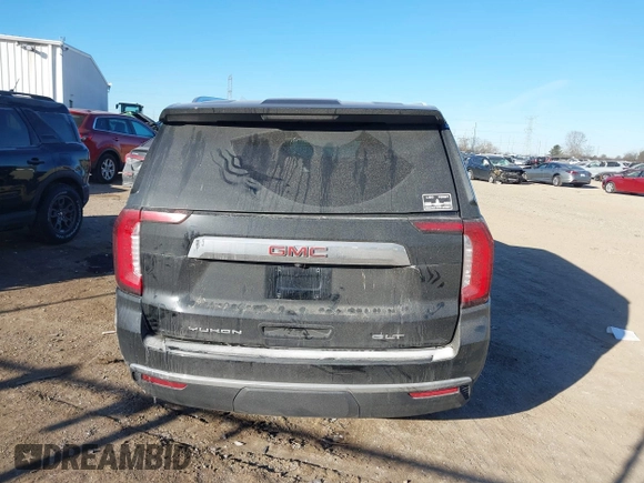 2023 GMC Yukon XL SLT z VIN 1GKS2GKT9PR208083, wystawiony jako IAAI lot #41285870 z przebiegiem 69 901 mil mil oraz . Historia ofert i sprzedaży dostępna na DreamBid. Obrazek 16.
