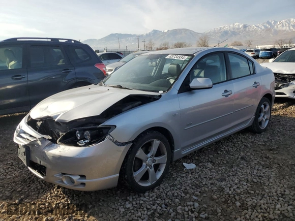 2006 Mazda 3 s with VIN JM1BK324861541353, listed as a Copart auction lot 85734934 with 198,881 mi miles and Salvage Title. Bid and sale history available at DreamBid. Image 1.