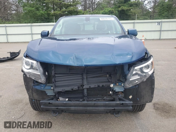2019 Chevrolet Colorado 4WD Z71 with VIN 1GCGTDEN1K1361851, listed as a Copart auction lot 60630195 with 81,039 mi miles and Salvage title. Bid and sale history available at DreamBid. Image 5.